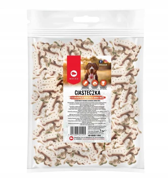 Maced Kanapeczki Mini Kostka mix Smaków 1 kg