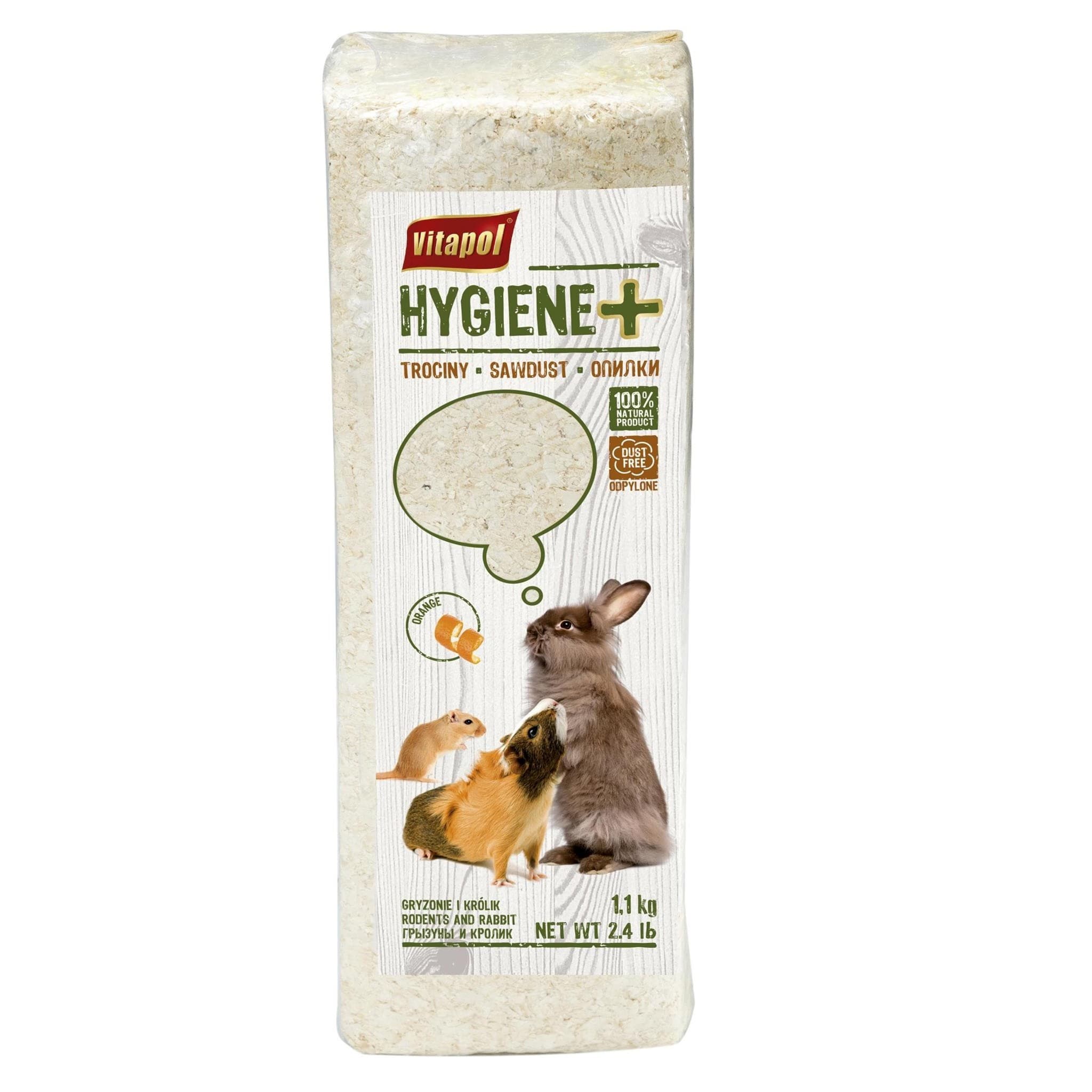 Vitapol Ściółka zapachowa dla gryzoni i królika Pomarańczowy 1,1 kg