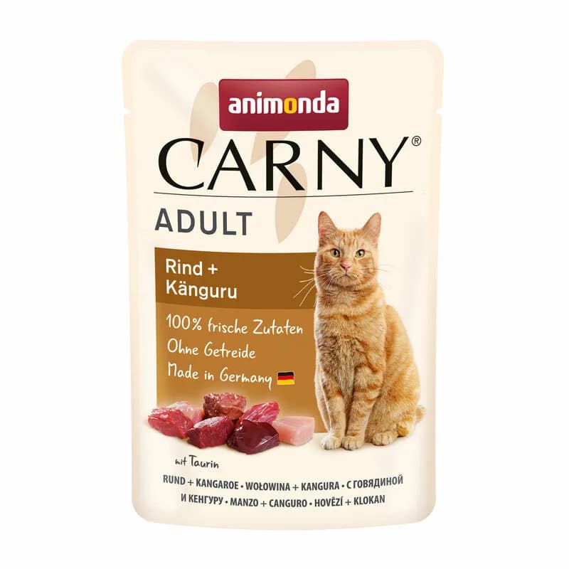 Animonda Carny karma mokra dla dorosłych kotów Wołowina/kangur 85 g
