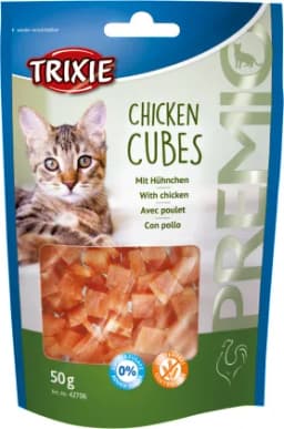 Trixie Premio Chicken Cubes kawałki kurczaka przysmak dla kota 50 g