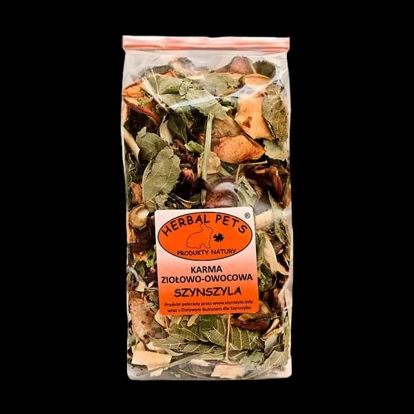 Herbal Pets Karma ziołowo owocowa uzupełniająca karma dla szynszyli 150 g