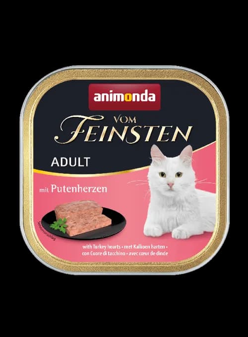 Animonda Vom Feinsten Classic karma mokra z sercami indyczymi dla kota 100 g