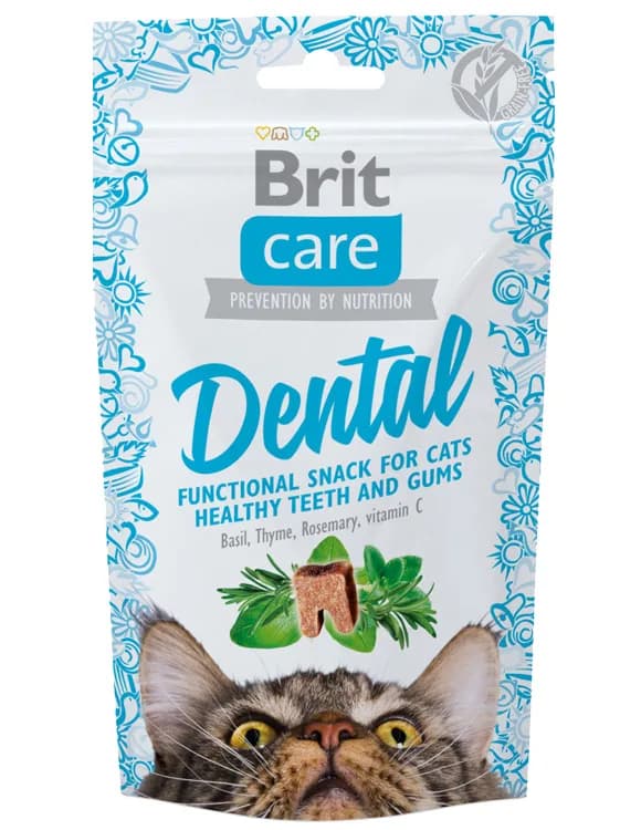 Brit Care Cat Snack Dental dentystyczny przysmak dla kota 50 g