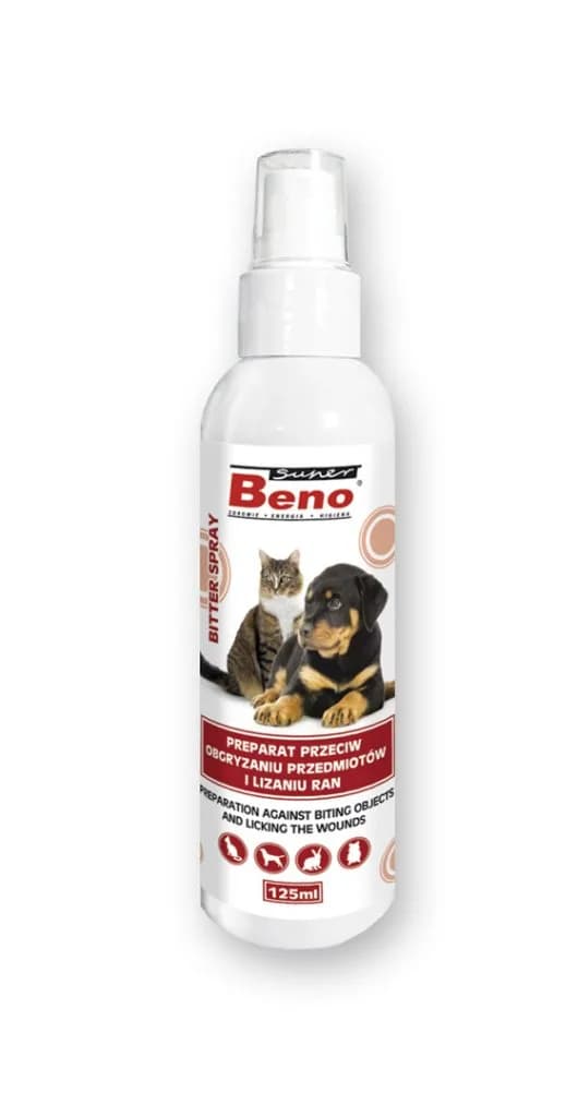 Super Benek Płyn przeciw Obgryzaniu i Lizaniu Ran 125 ml