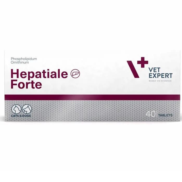 Vet Expert Hepatiale forte dla psów i kotów na wątrobę 40 tabl.