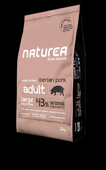 Naturea Naturals Adult Large Breed Iberyjska Wieprzowina dla psa 12 kg