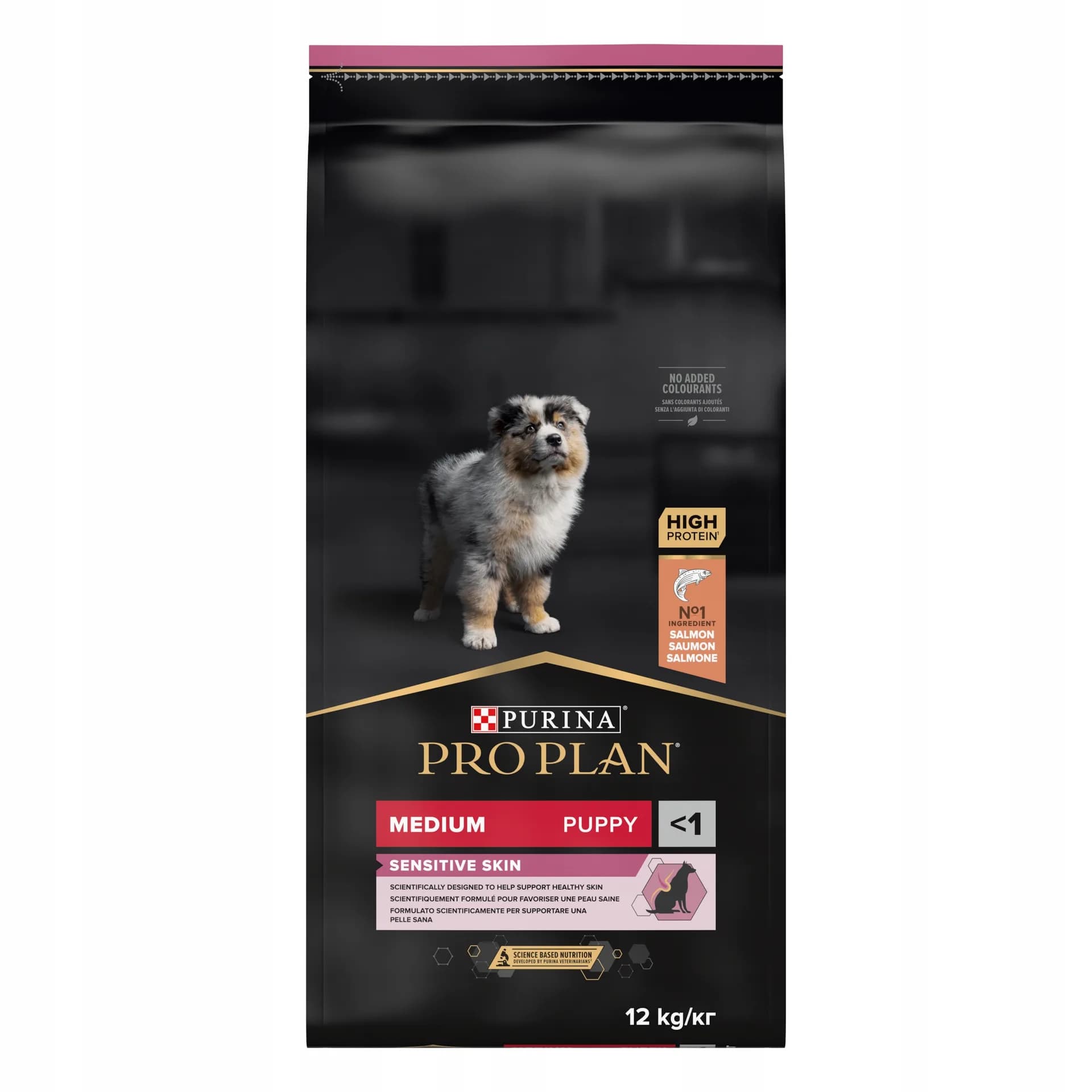 PRO PLAN Purina Medium Puppy Sensitive Skin Opti Derma Łosoś