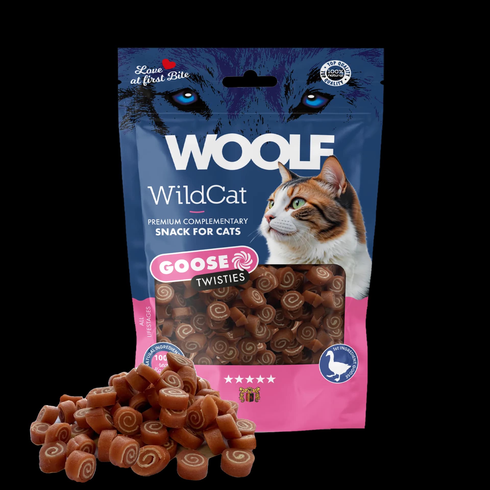 Woolf WILDCAT GOOSE TWISTIES gęś 50 g