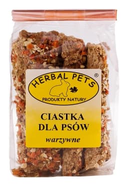 Herbal Pets Ciastka z kawałkami warzyw przysmaki dla psa 160 g