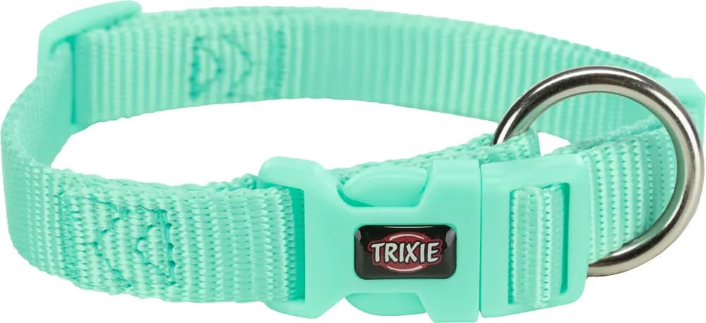 Trixie Obroża nylonowa Premium dla psa/miętowy 22-35 cm