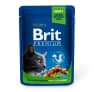 Brit Premium Pouch Gravy Chunks Delicate Meat Chicken Slices for Sterilised karma mokra dla kotów z kurczakiem 100 g