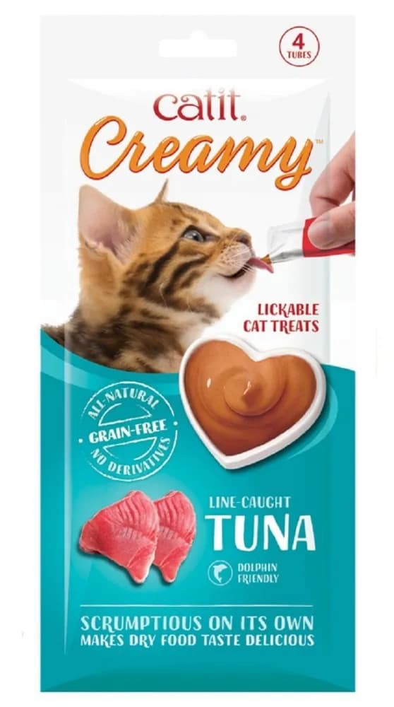 Catit Creamy Tuna przysmak dla kota tuńczyk 4 saszetki / opak.