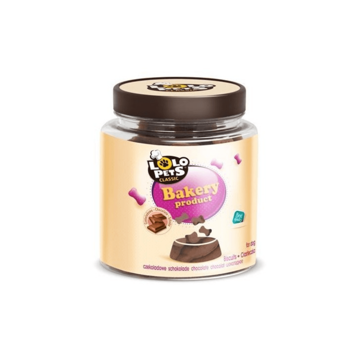 Lolo Pets Ciastka dla psa Zwierzątka Czekoladowe S 210 g