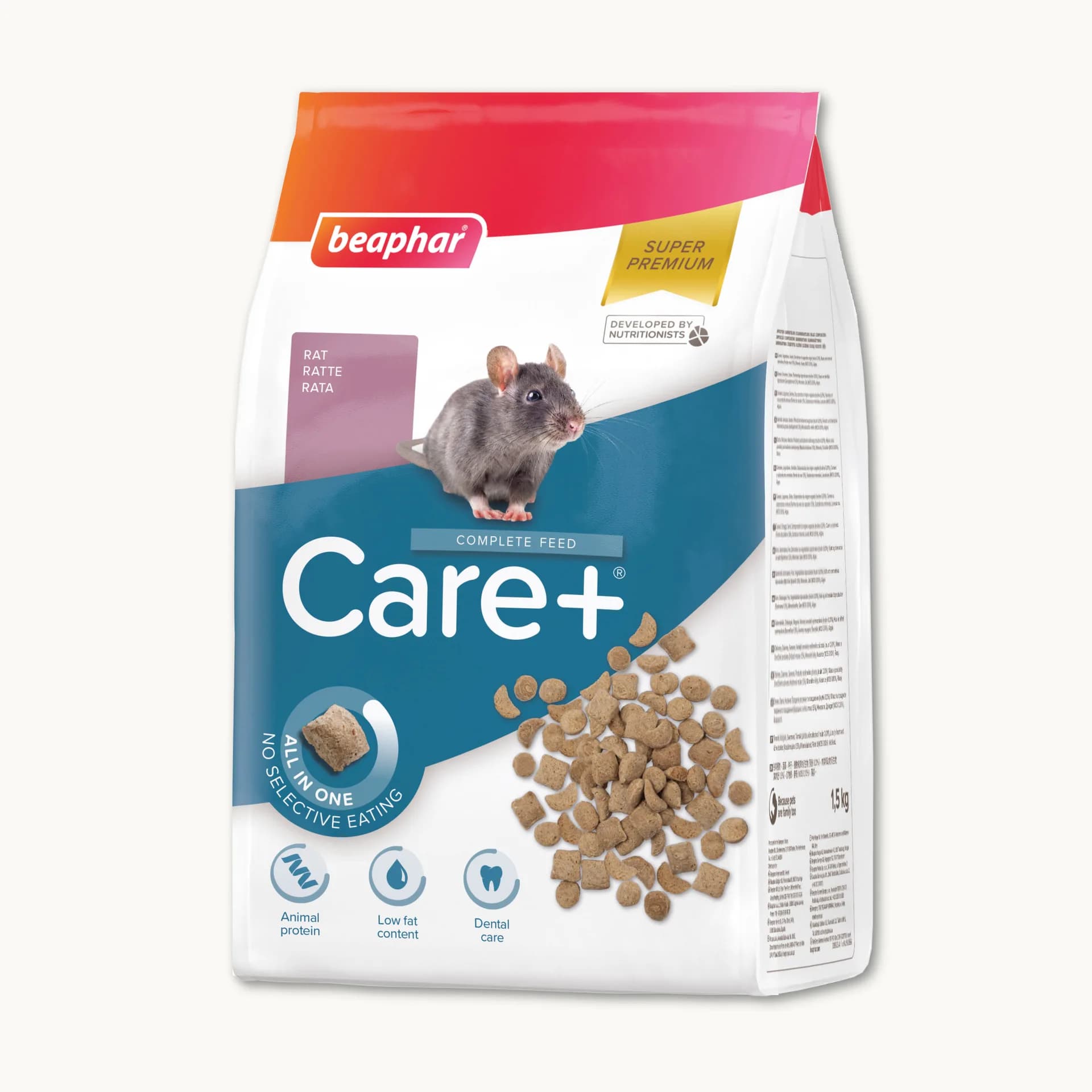Beaphar Care+ Rat Karma Super Premium dla szczura – 700 g