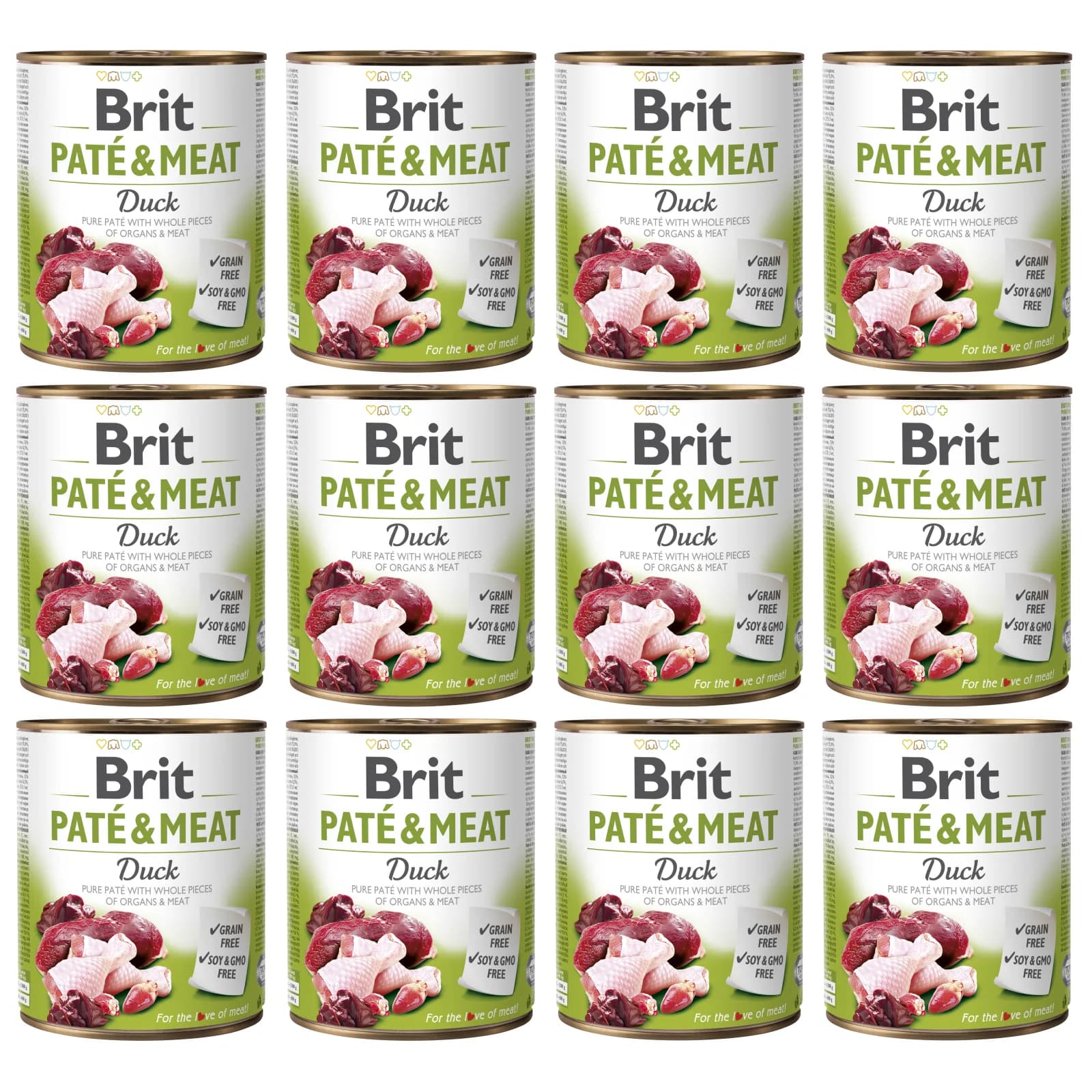 Brit Pate & Meat Duck mokra karma dla psa z kaczką – 400 g
