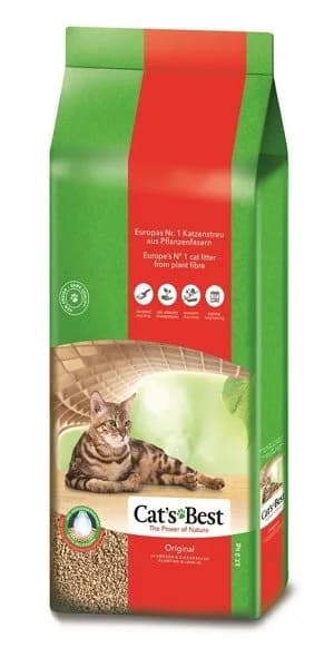 Cat's Best Original Żwirek zbrylający drewniany – 10 l