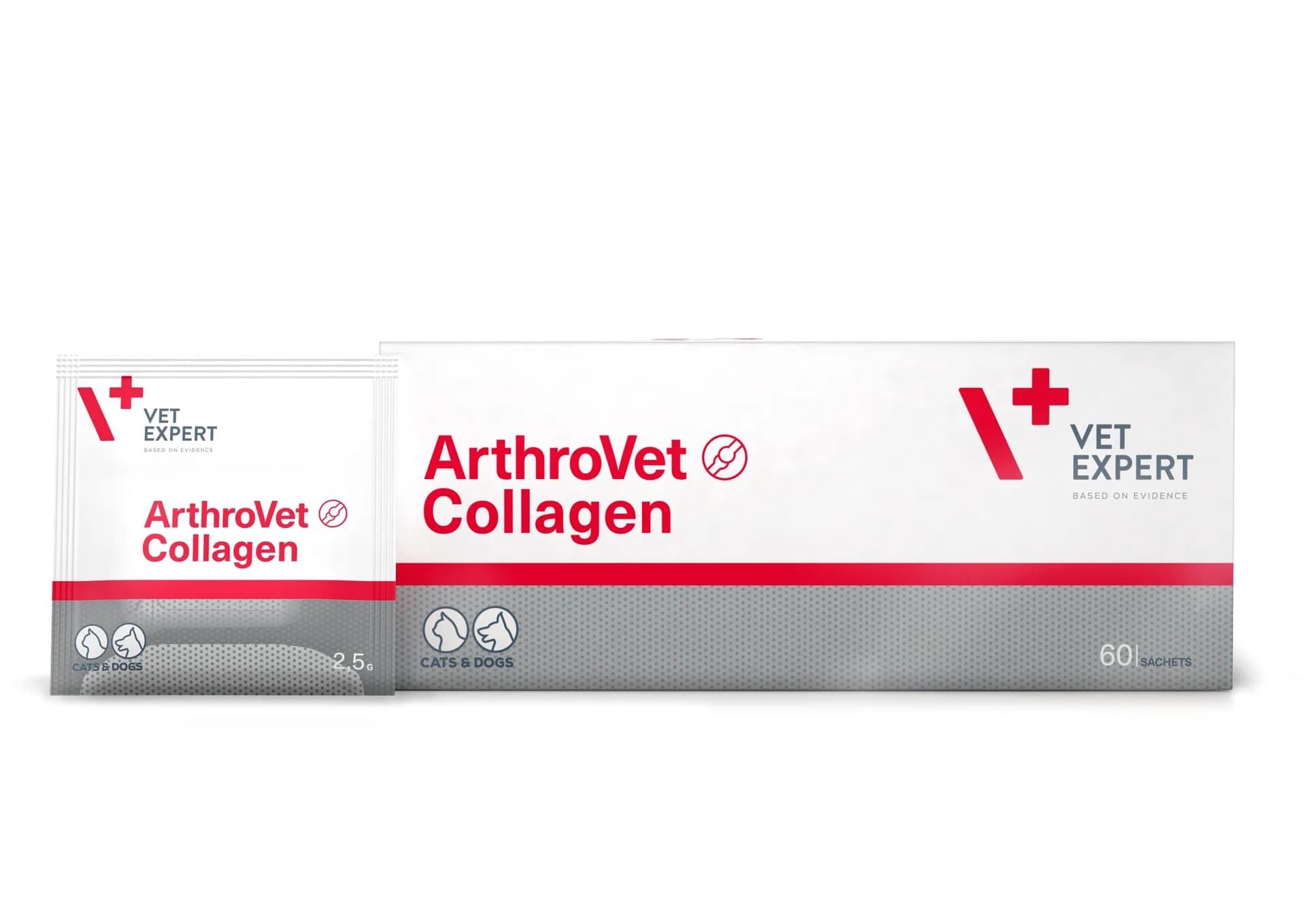 Vet Expert Arthrovet Collagen dla psa i kota 60 saszetek