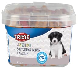 Trixie Miękkie przysmaki Junior Soft Snack Bones, z wapniem 140 g