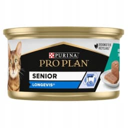 PRO PLAN Senior Longevis Karma dla starszych kotów mus z tuńczykiem 85 g