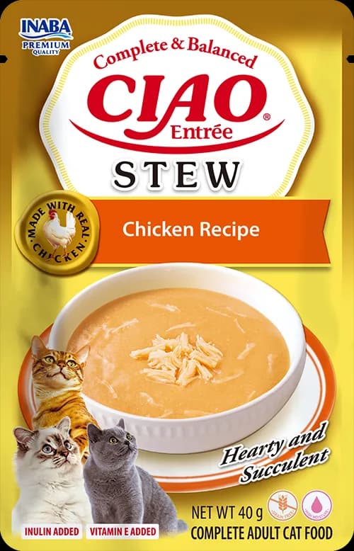 INABA Cat Ciao Entrée Pate Chicken Recipe with Cheese 40 g