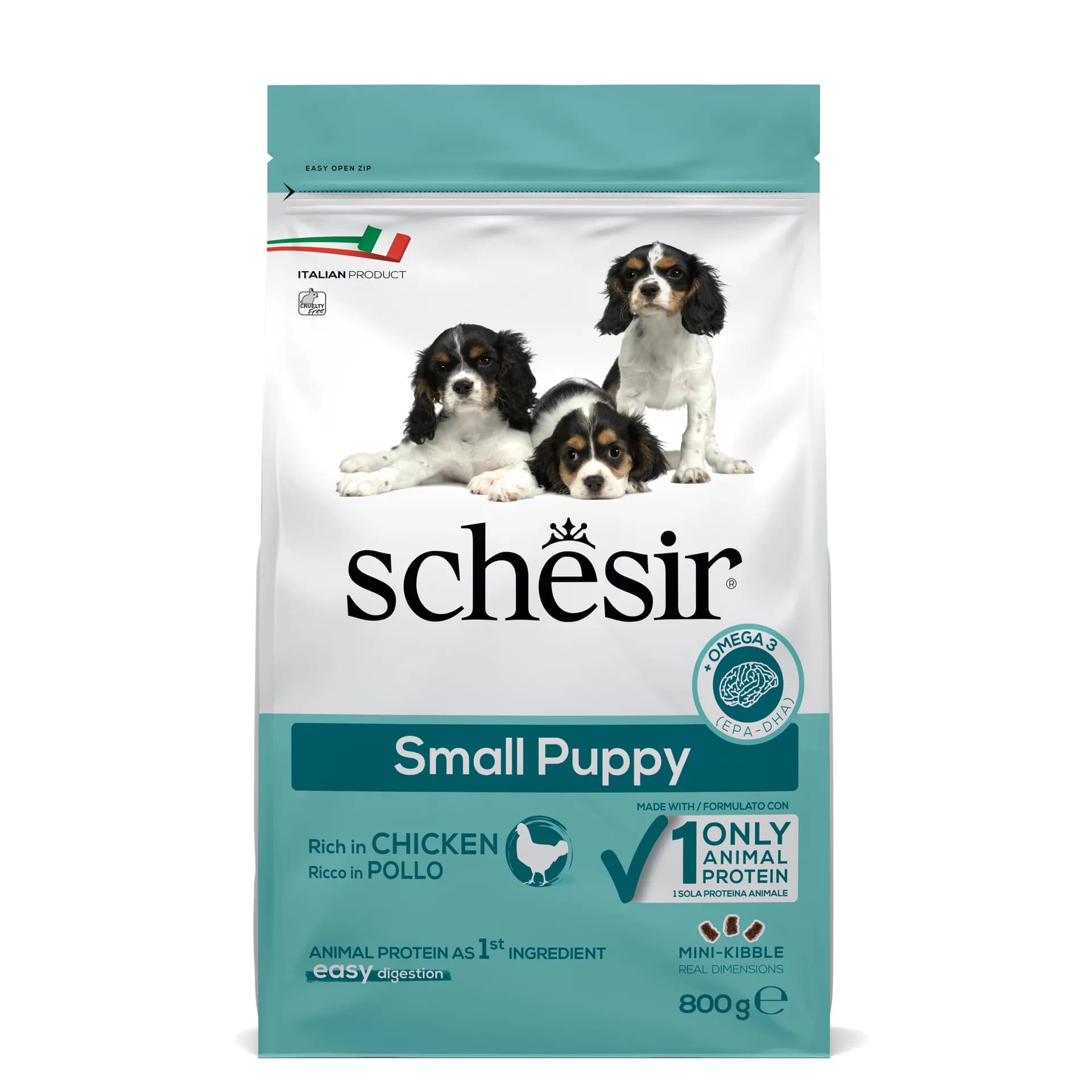 Schesir Original karma sucha dla szczeniąt kurczak dla małych ras