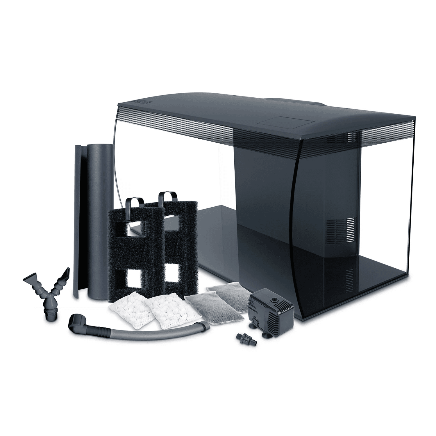 Fluval Zestaw akwarium Flex czarny 123 l