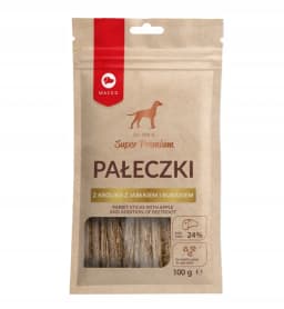 Maced Przysmak dla psa Pałeczki z Królika z Jabłkiem i Burakiem 100 g