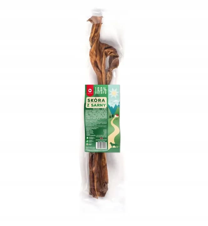 Maced Przysmak dla psa Skóra Sarny 100% Naturalne Smakołyki 1 szt. długa – długa