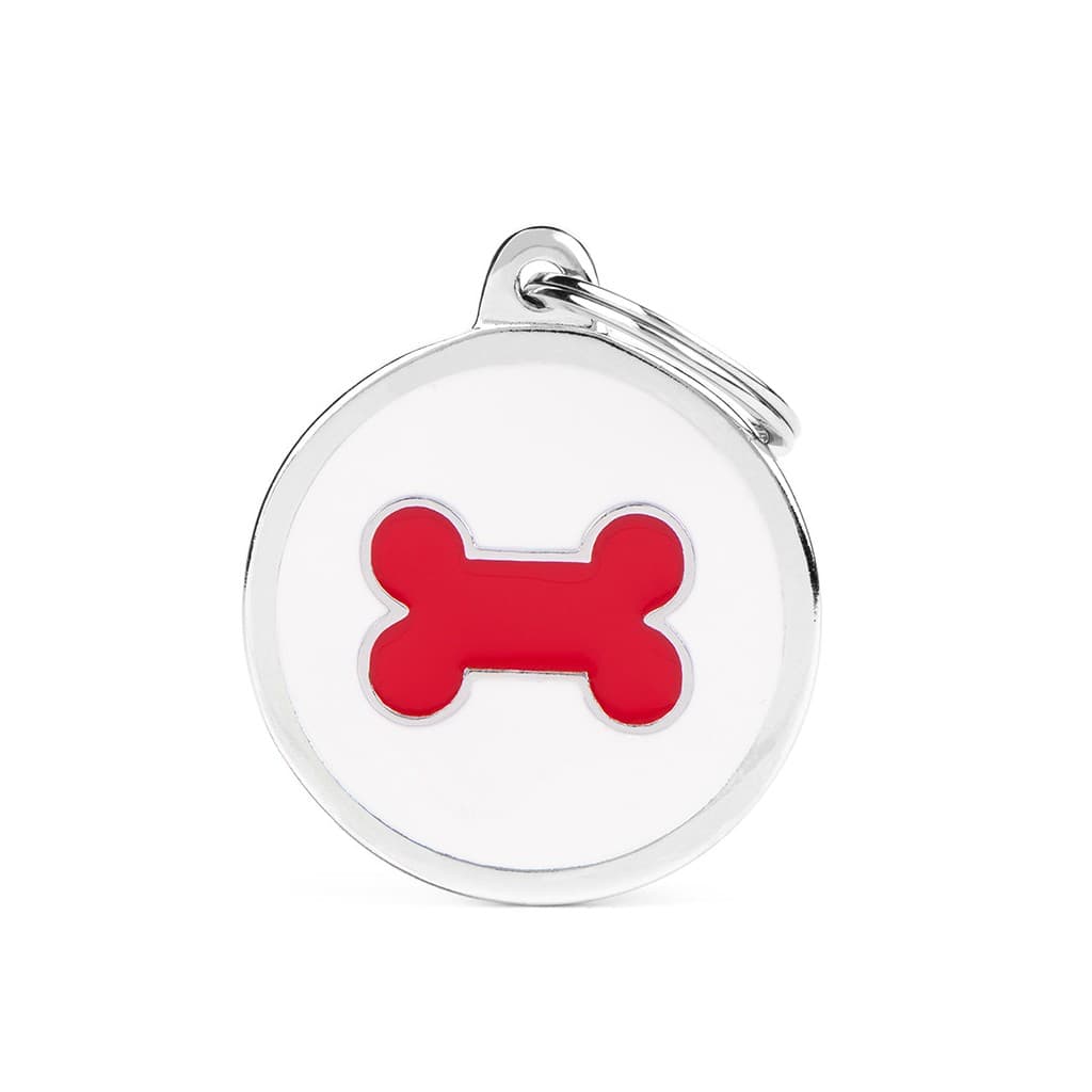 My Family adresówka Charms Kółko kość czerwona