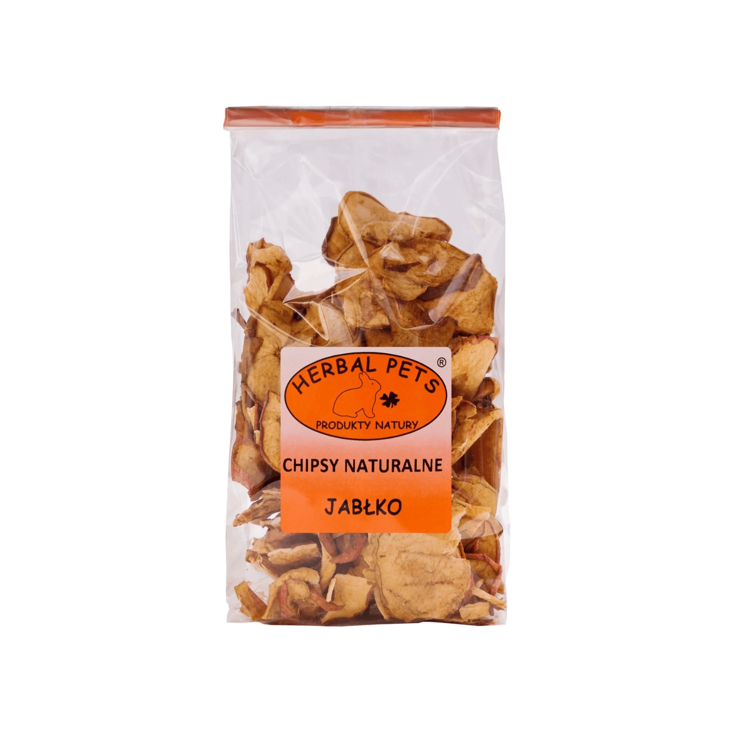 Herbal Pets Chipsy naturalne jabłko karma dla gryzoni 100 g