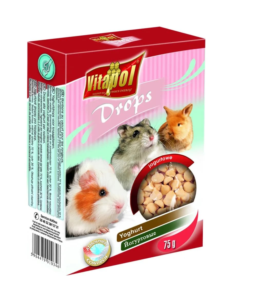 Vitapol Dropsy dla gryzoni i królików Mleczno-miodowe
