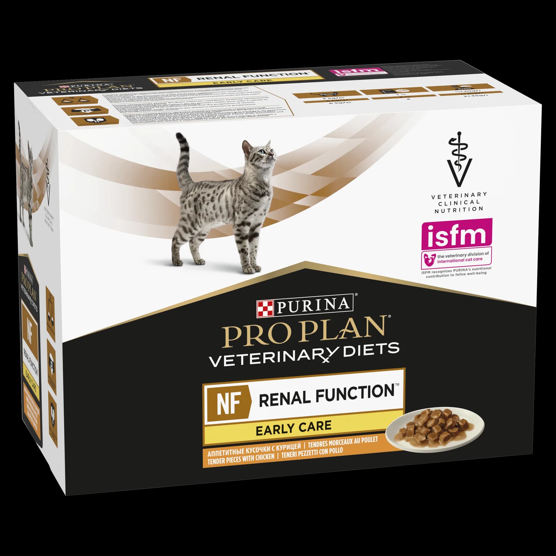 PRO PLAN Veterinary Diets Nf Renal Function Early Care Karma dla kotów Kurczak 10 × 85 g
