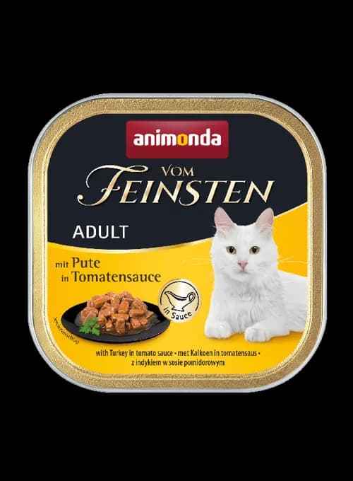 Animonda Vom Feinsten Grain Free karma mokra z indykiem w sosie pomidorowym dla kota 100 g
