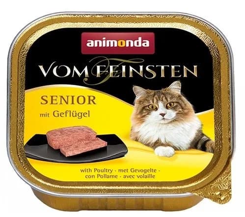 Animonda Vom Feinsten Senior karma mokra z drobiem dla starszego kota 100 g