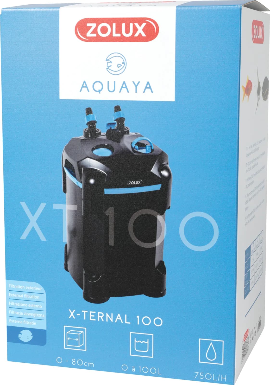 Zolux Aquaya Filtr kubełkowy do akwarium xternal – XTERNAL 100