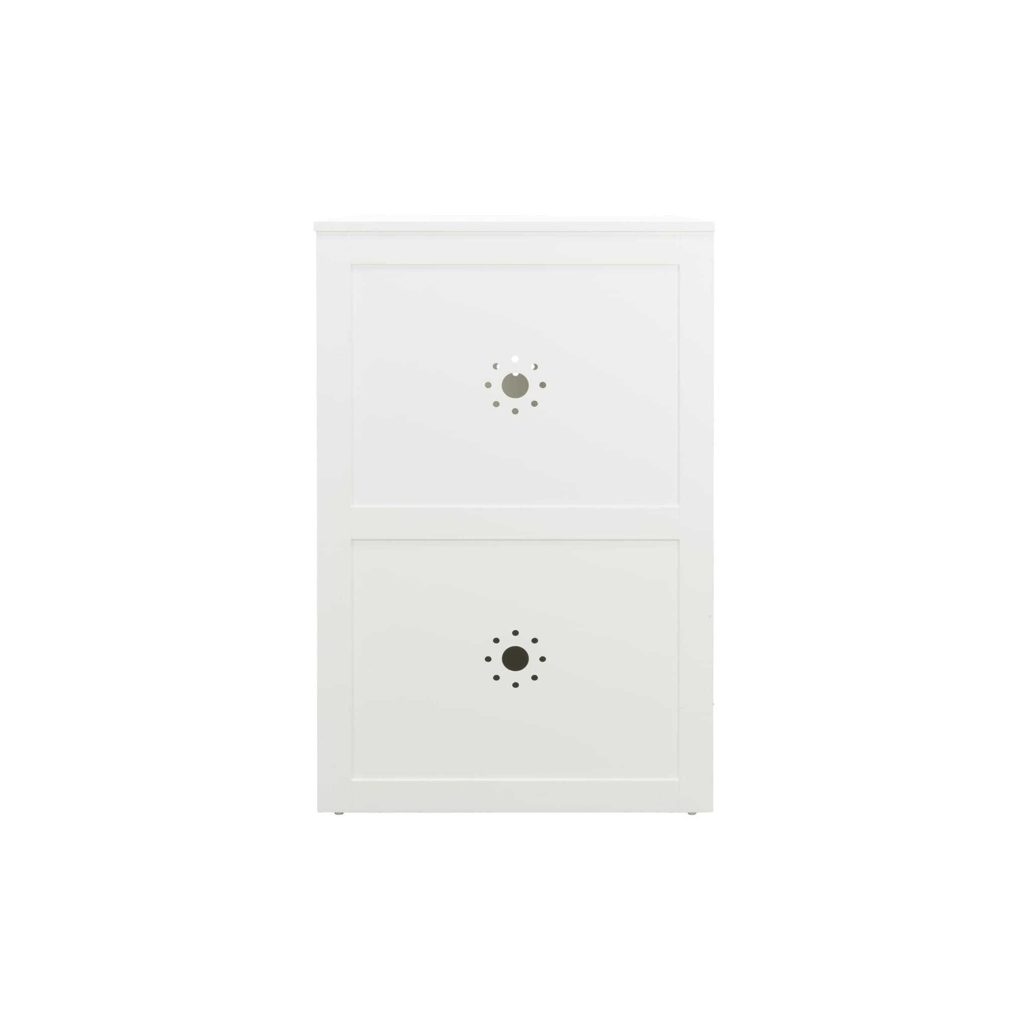 Trixie Szafka na kuwetę dla kota biała Mdf dwupoziomowa XL 53 × 90 × 58 cm