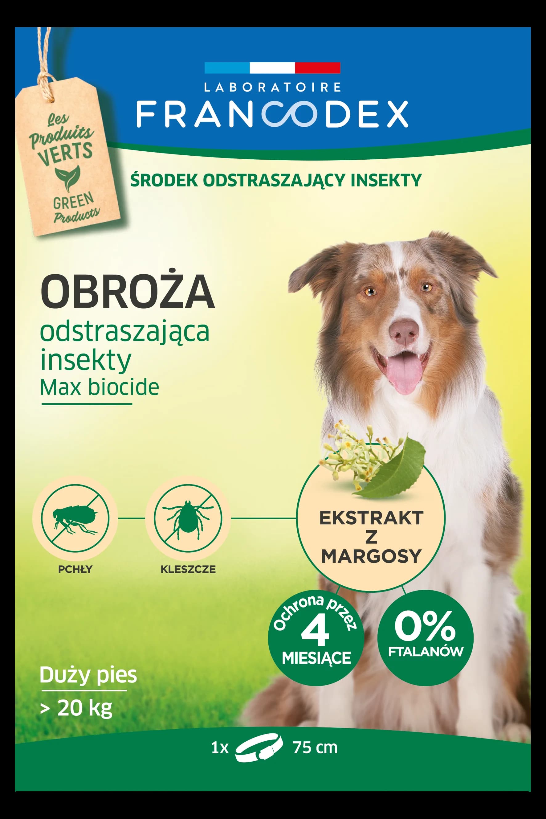 Francodex obroża dla dużych psów > odstraszająca insekty