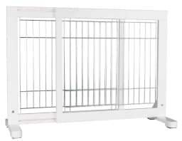 Trixie Barierka metalowa dla psa, 65, biała 108 x 61 x 31 cm