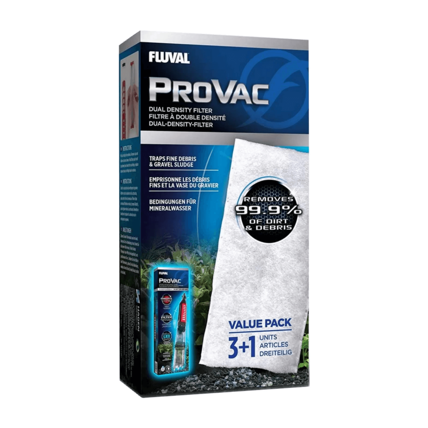 Fluval Wkładki filtrujące do odmulacza ProVac 3+ 1 szt.
