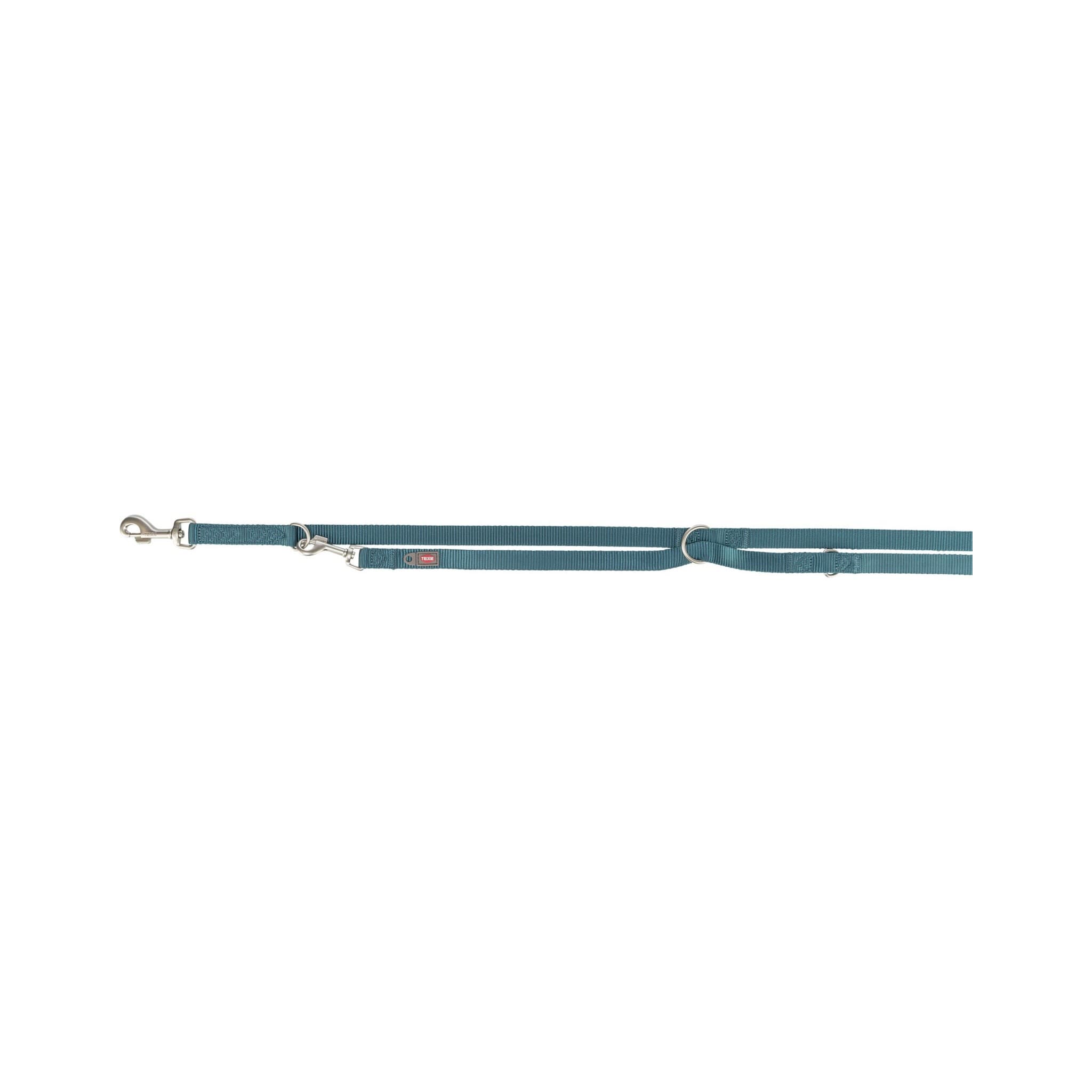 Trixie Premium smycz regulowana dla psa petrol M-L 2,00 m 20 mm