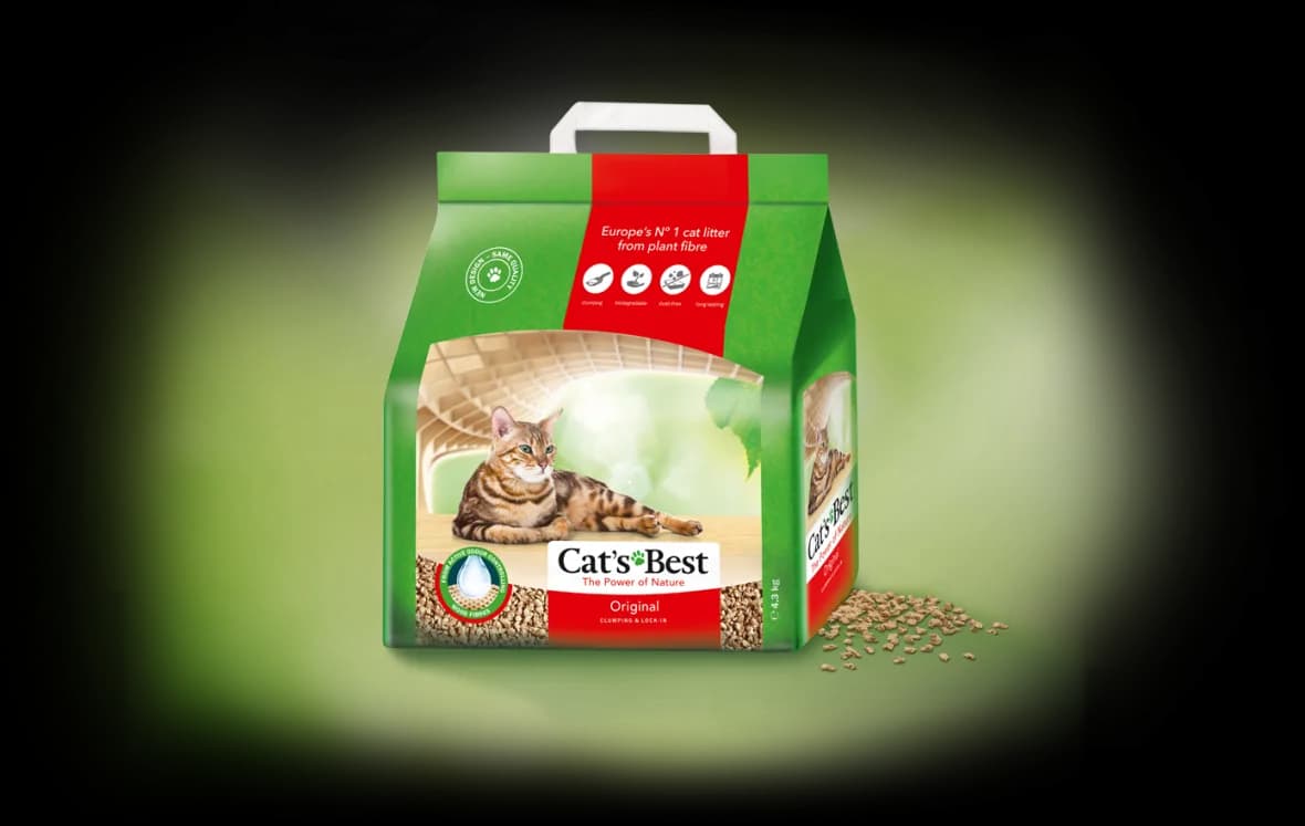 Cat's Best Original Żwirek zbrylający drewniany – 10 l