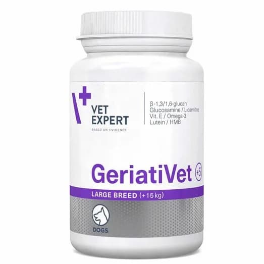 Vet Expert GeriatiVet large breed, psy starsze powyżej 15 kg 45 tabl.