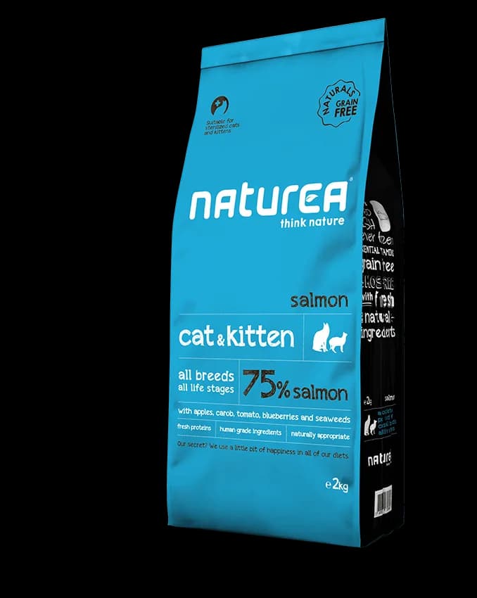 Naturea Naturals Cat & kitten Łosoś dla kota
