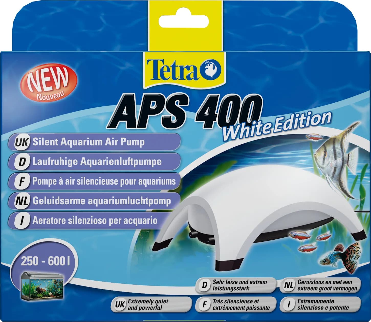 Tetra Pompa napowietrzająca do akwarium Air Pumps APS 50 – czarny, 250-600 l
