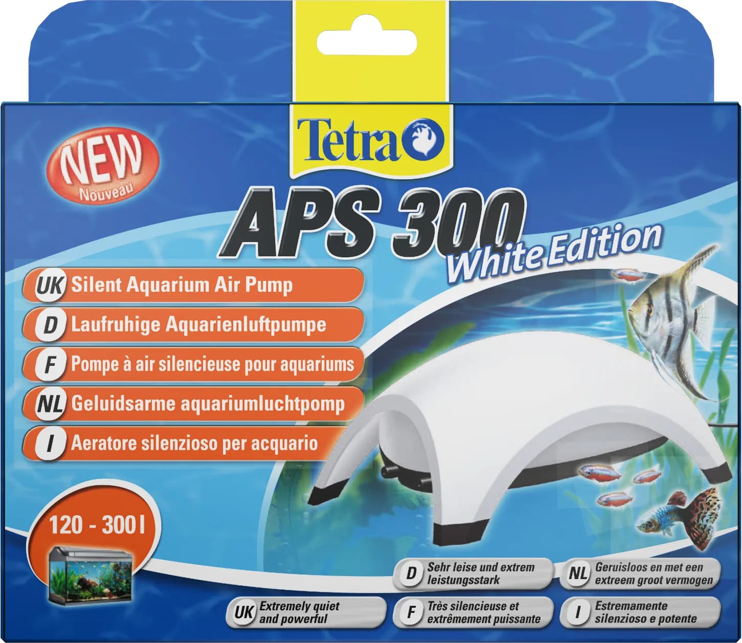 Tetra Pompa napowietrzająca do akwarium Air Pumps APS 50 – czarny, 120-300 l