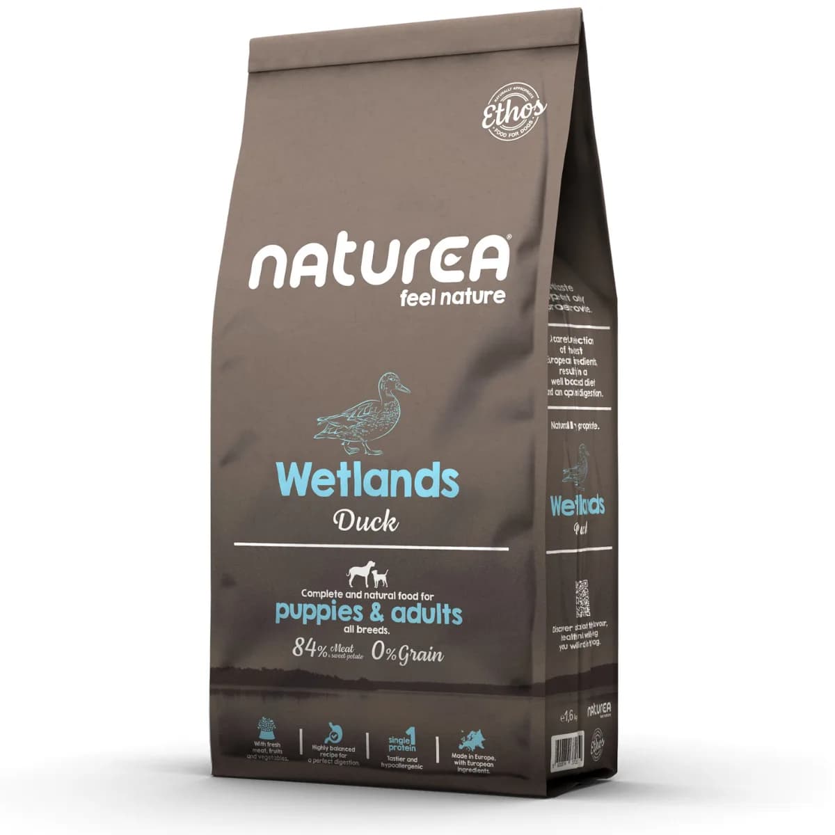 Naturea Grainfree Wetlands karma sucha dla psów Duck Kaczka 10 kg