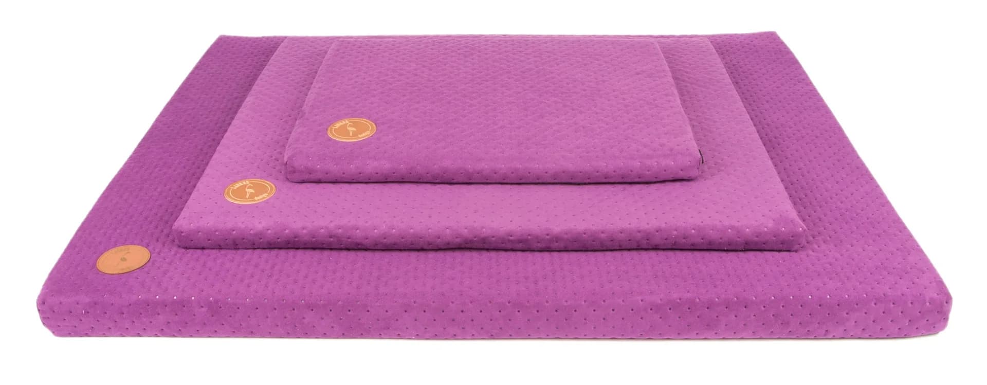 Lauren Design Materac dla psa i kota Demi – fioletowy, 50 × 40 × 3