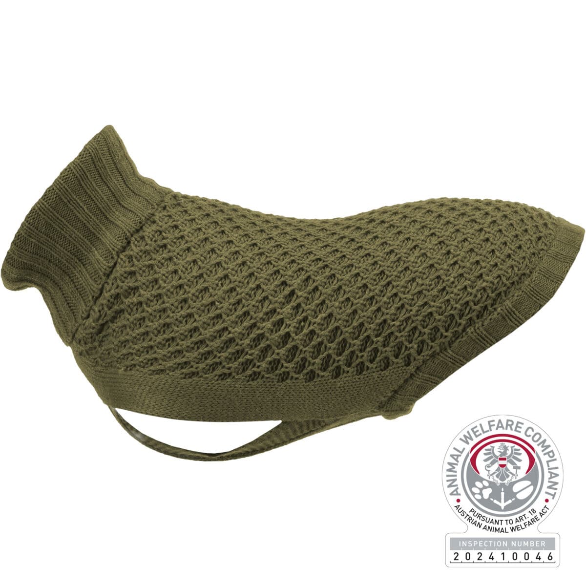 Trixie Sweter Norwood dla psa – oliwkowa zieleń, S: 36 cm