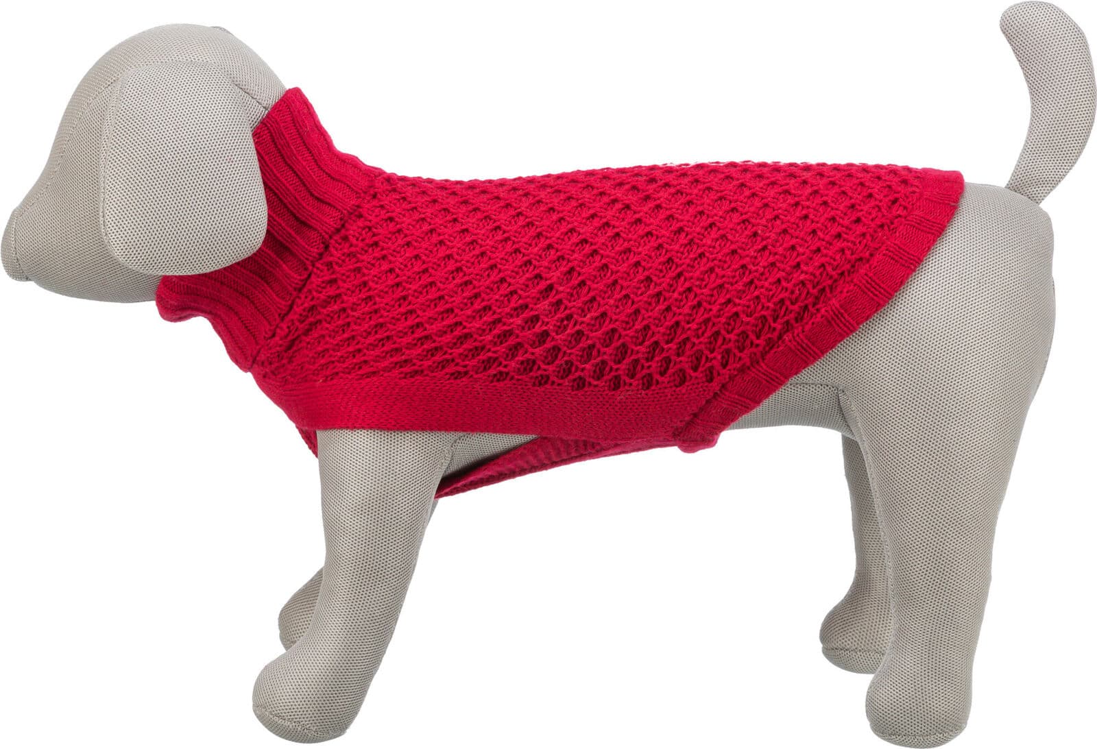 Trixie Sweter Norwood dla psa – czerwony, XS: 24 cm