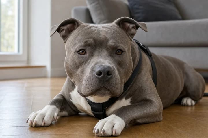 Amstaff (american staffordshire terrier) - charakter, wychowanie i zdrowie